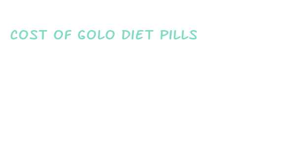 cost of golo diet pills