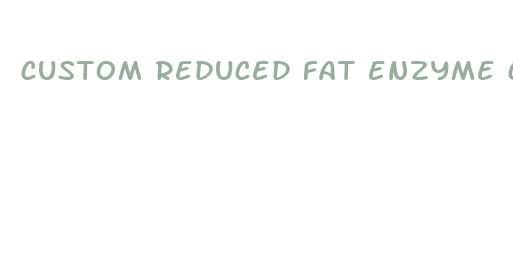 custom reduced fat enzyme coffee