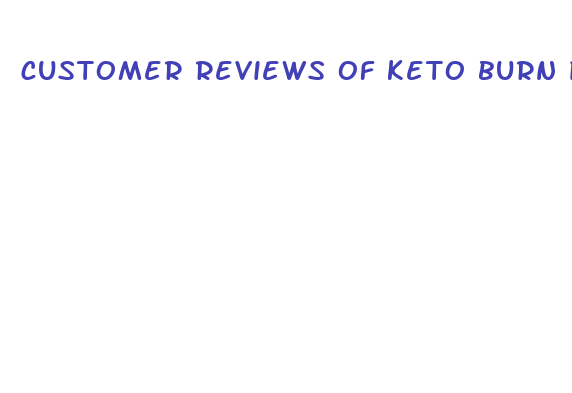 customer reviews of keto burn pills