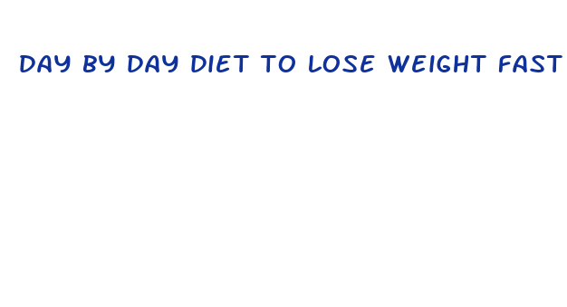 day by day diet to lose weight fast