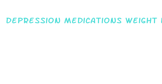 depression medications weight loss