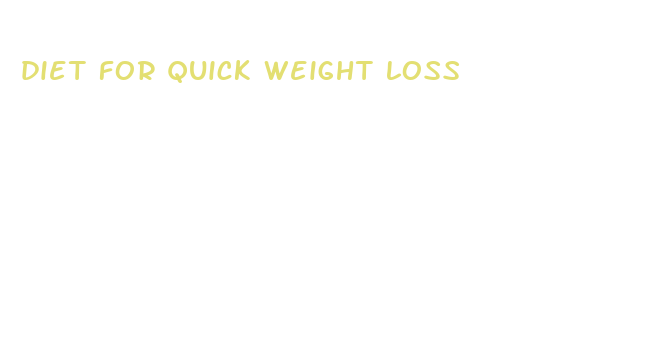 diet for quick weight loss