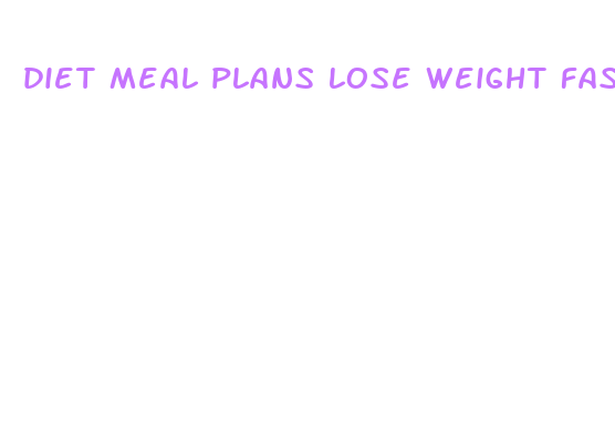 diet meal plans lose weight fast