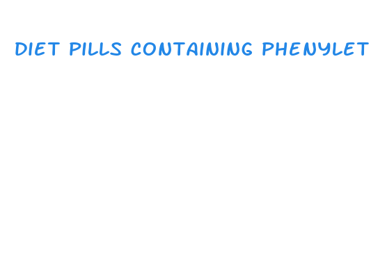 diet pills containing phenylethylamine