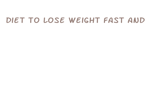 diet to lose weight fast and healthy