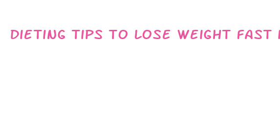 dieting tips to lose weight fast in urdu