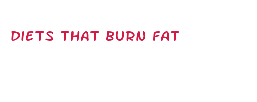 diets that burn fat