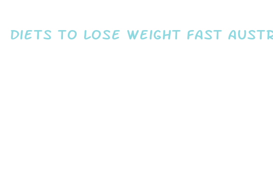 diets to lose weight fast australia