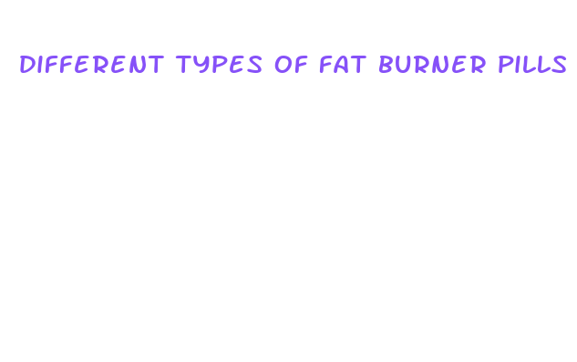 different types of fat burner pills