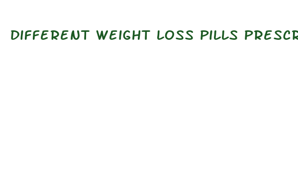 different weight loss pills prescription