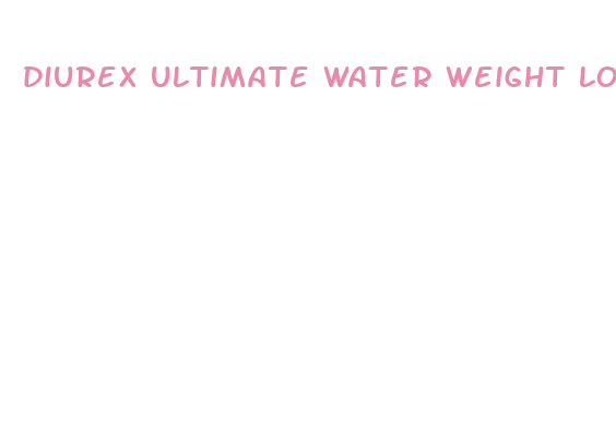 diurex ultimate water weight loss pills 60ct