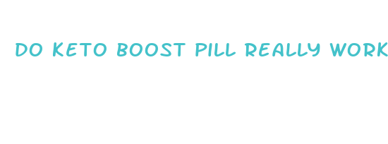 do keto boost pill really work