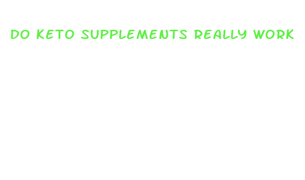 do keto supplements really work