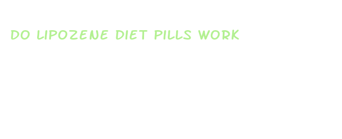 do lipozene diet pills work