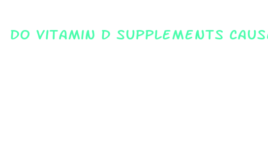 do vitamin d supplements cause weight loss