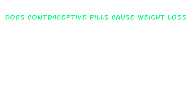 does contraceptive pills cause weight loss