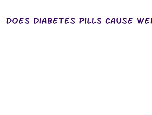 does diabetes pills cause weight loss