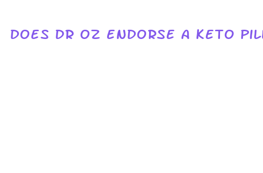 does dr oz endorse a keto pill