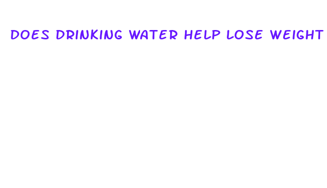 does drinking water help lose weight fast