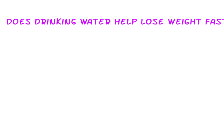 does drinking water help lose weight faster