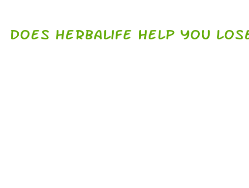 does herbalife help you lose weight fast