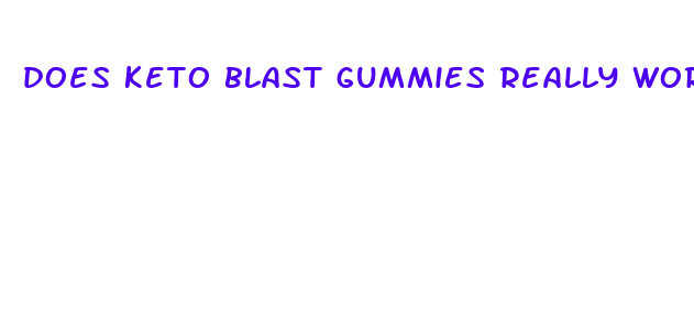 does keto blast gummies really work