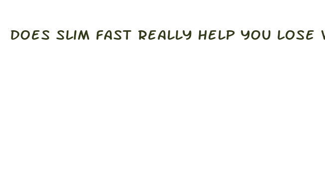 does slim fast really help you lose weight