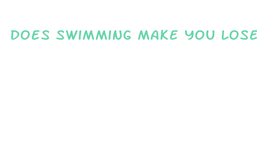 does swimming make you lose weight faster