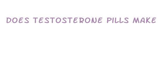 does testosterone pills make you lose weight