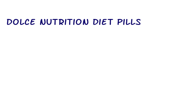 dolce nutrition diet pills