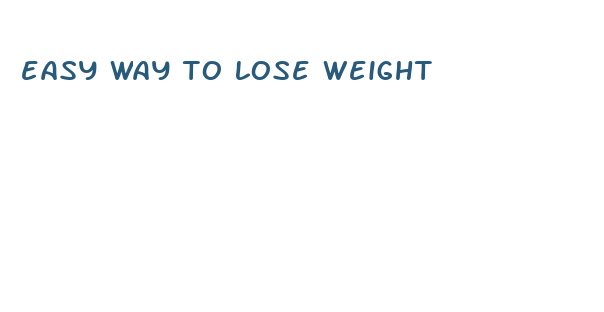 easy way to lose weight