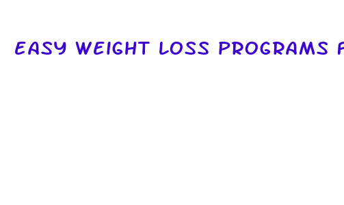 easy weight loss programs free