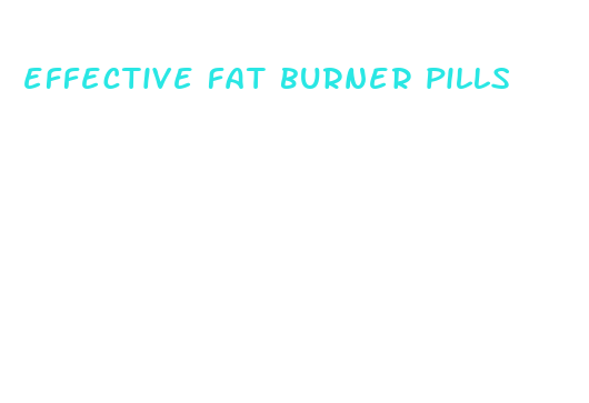 effective fat burner pills