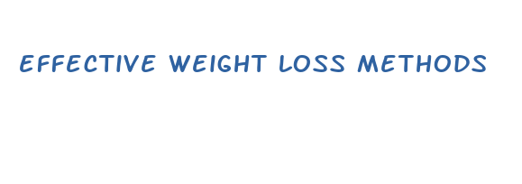 effective weight loss methods