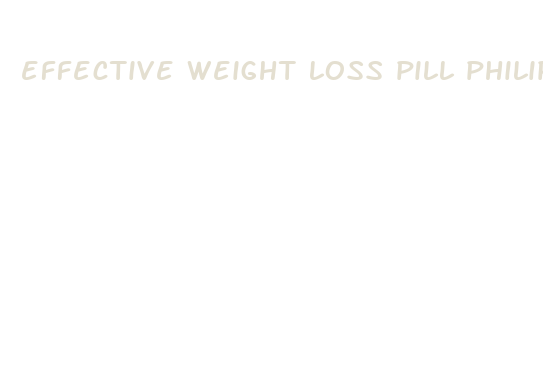 effective weight loss pill philippines