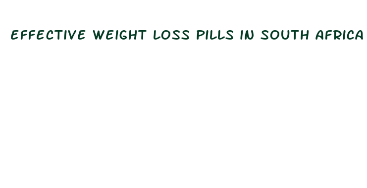 effective weight loss pills in south africa