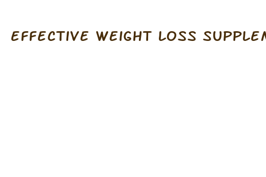 effective weight loss supplements canada