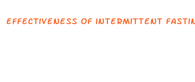 effectiveness of intermittent fasting