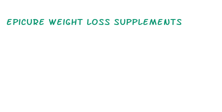 epicure weight loss supplements