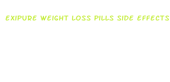 exipure weight loss pills side effects