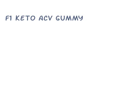 f1 keto acv gummy