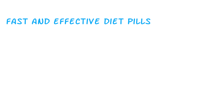 fast and effective diet pills