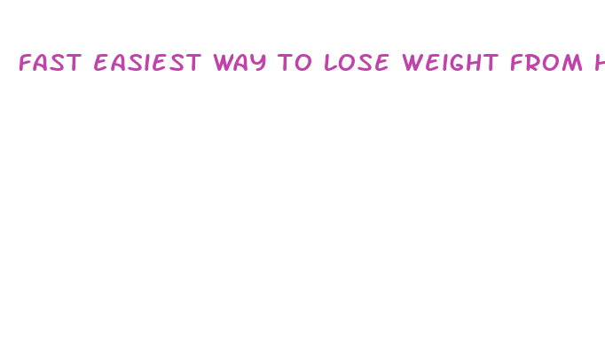 fast easiest way to lose weight from home