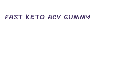 fast keto acv gummy