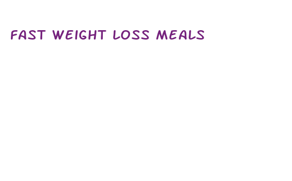 fast weight loss meals