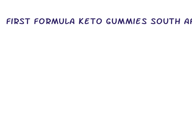 first formula keto gummies south africa