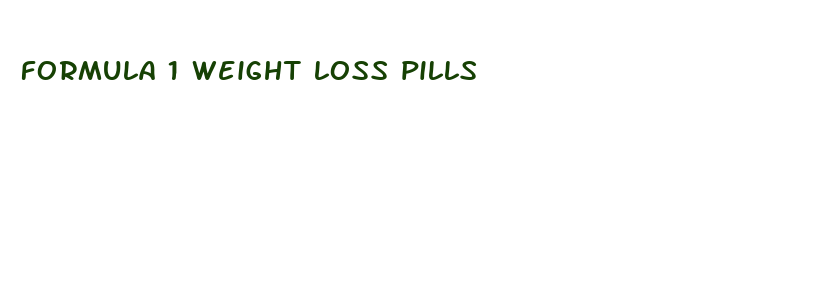 formula 1 weight loss pills