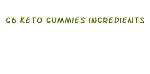 g6 keto gummies ingredients