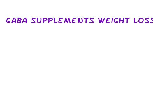 gaba supplements weight loss