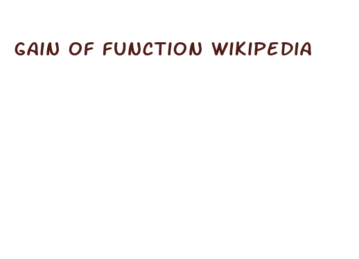 gain of function wikipedia